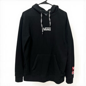 Vans Men’s Black Off The Wall Hoodie Small Skate Streetwear Pullover Sweatshirt